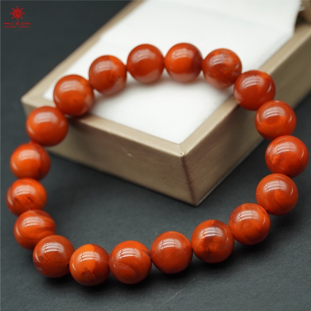玫瑰红手串图5
