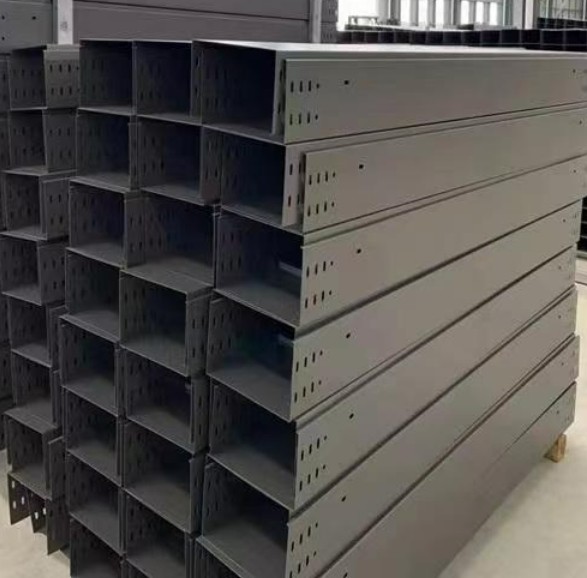 防火热镀锌桥架灰色 工业园区桥架线槽 按需定制图3